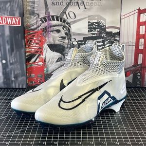 New Nike Alpha Menace Elite 3 White Black College Navy CT6648-102 Mens Size 11.5